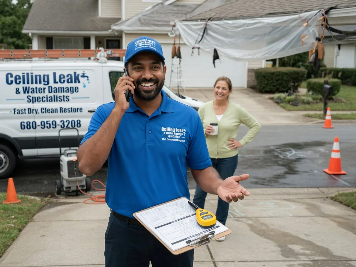 Ceiling Leak Cleanup Dawn, TX FAQs